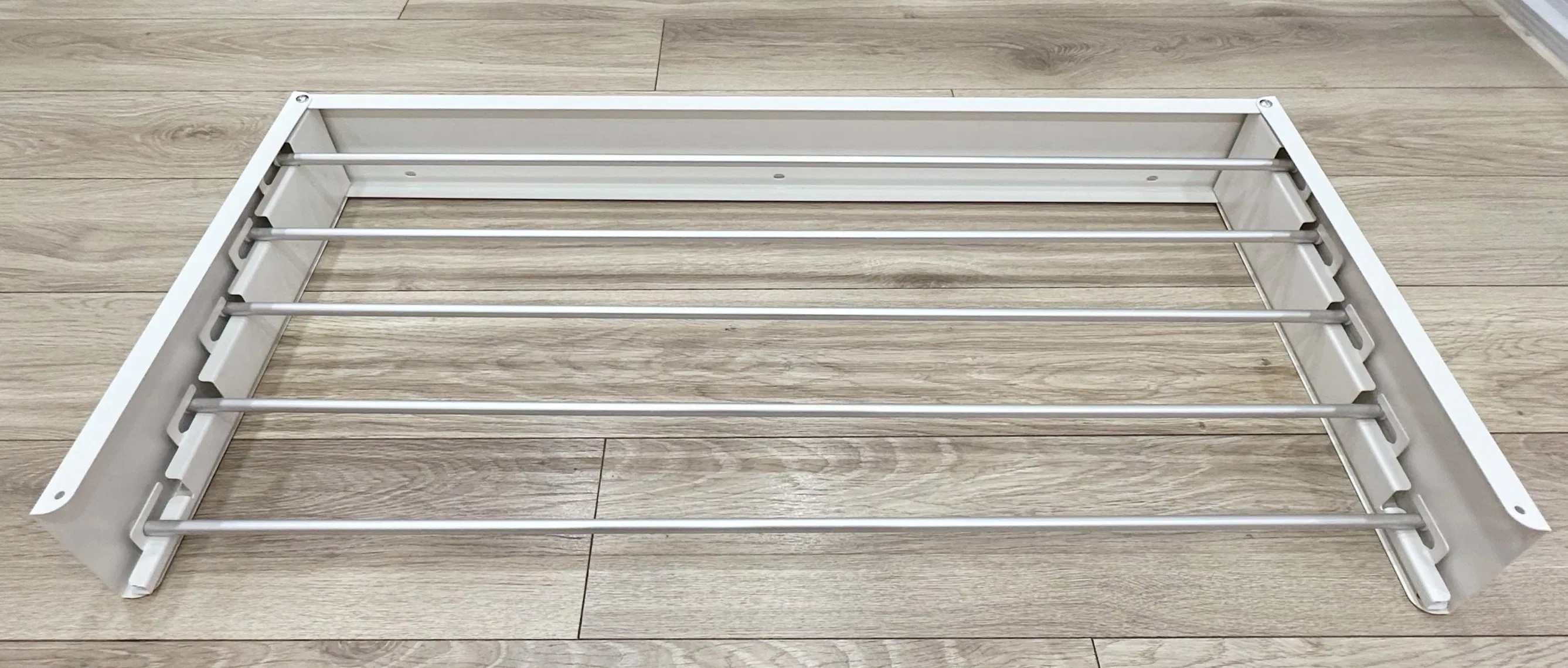 Clothes Drying Rack Collapsible Wall Mounted Hanger Five Drying Rods