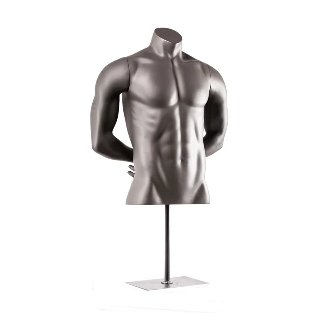 Realistic Practical Half Body Type Custom Mannequins Male Adult