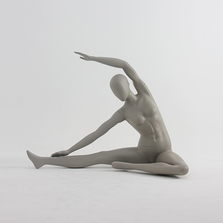 New Fashion Fiberglass Full Body Female Mannequin Headstand Yoga Display Mannequin
