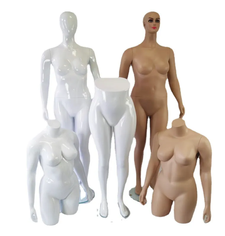 Female Standing Plastic Mannequin Display Model