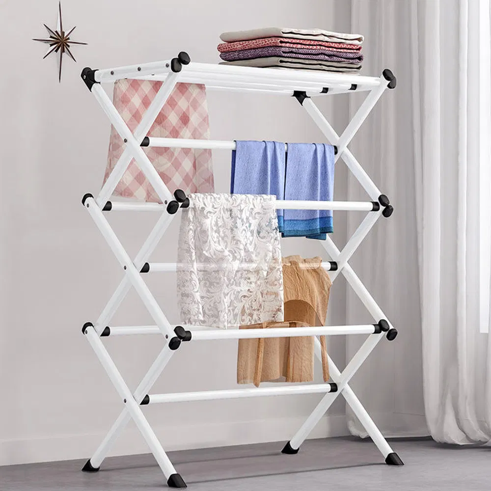 Metal Clothes Laundry Rack 8
