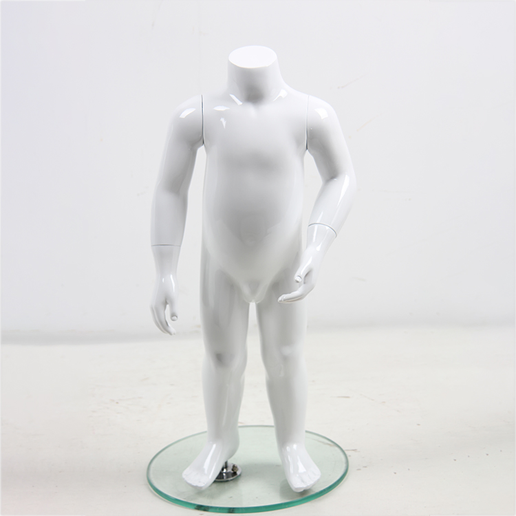 2025 New Sale White Window Display Lifelike Cute Child Mannequin