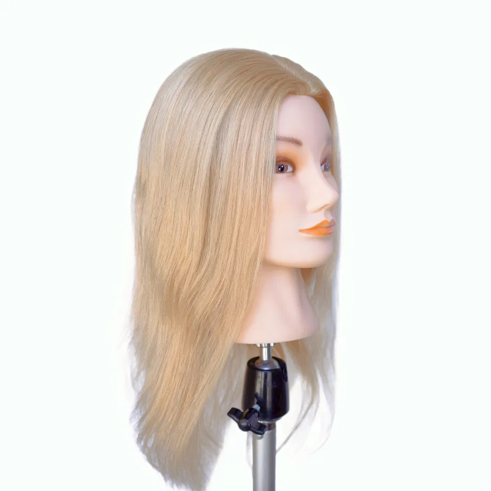 Realistic Female Hair Mannequin Head for Salon Training