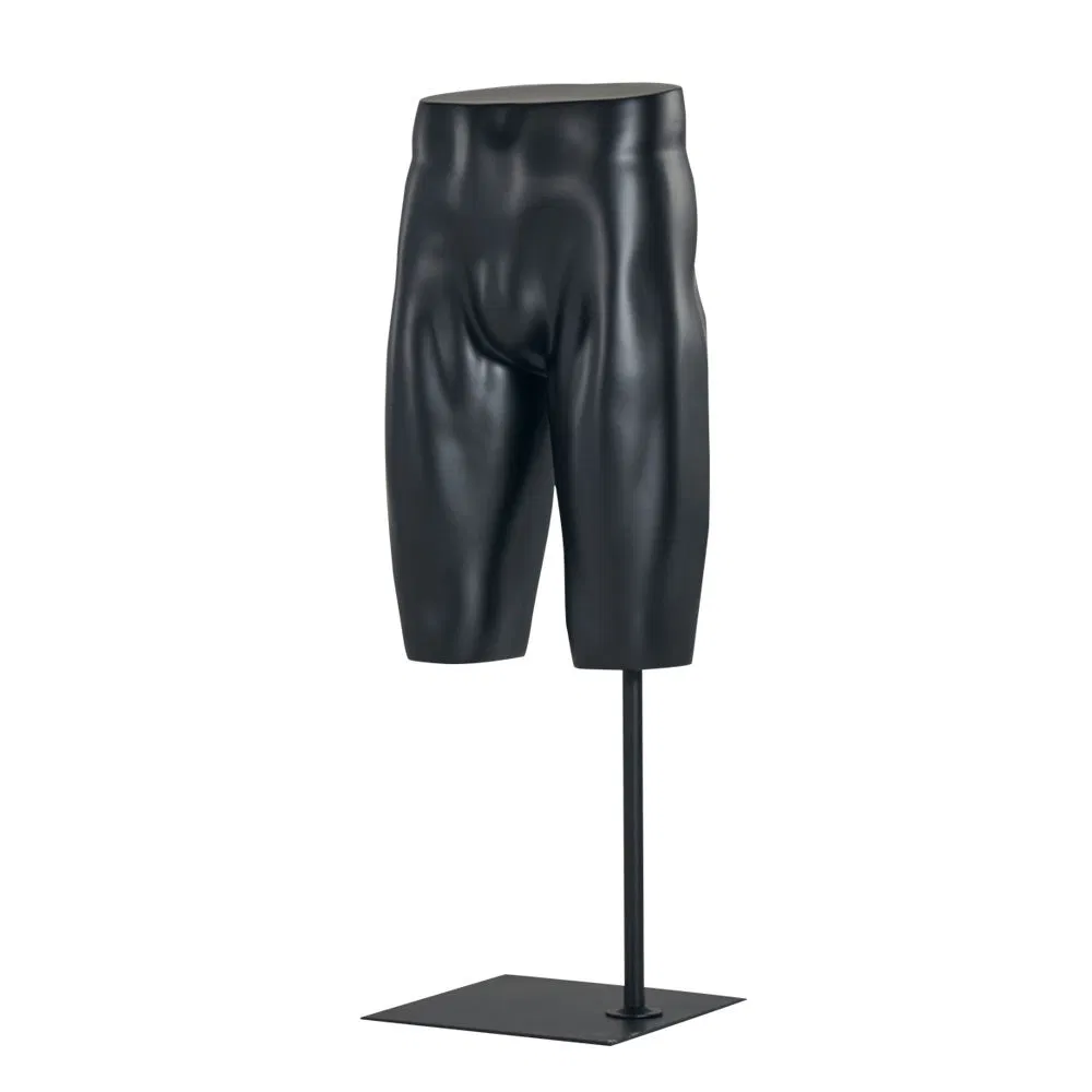 Cheap Black Muscular Male Torso Shorts Display Mannequin