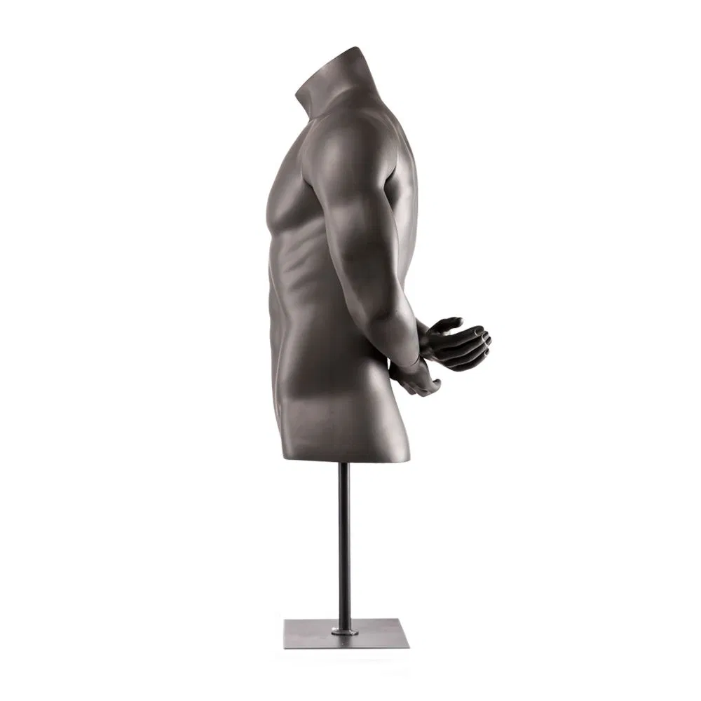 Realistic Practical Half Body Type Custom Mannequins Male Adult