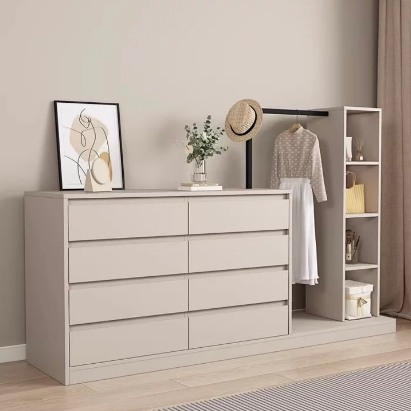 Luxury Floor Standing Wooden Coat Rack Vertical Hanger Bedroom Furniture Dressing Rack