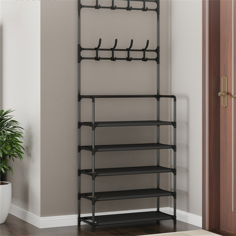 Rental House Hanging Clothes Rack, Multi-Layer Assembly, Household Multi-Purpose Clothes Rack