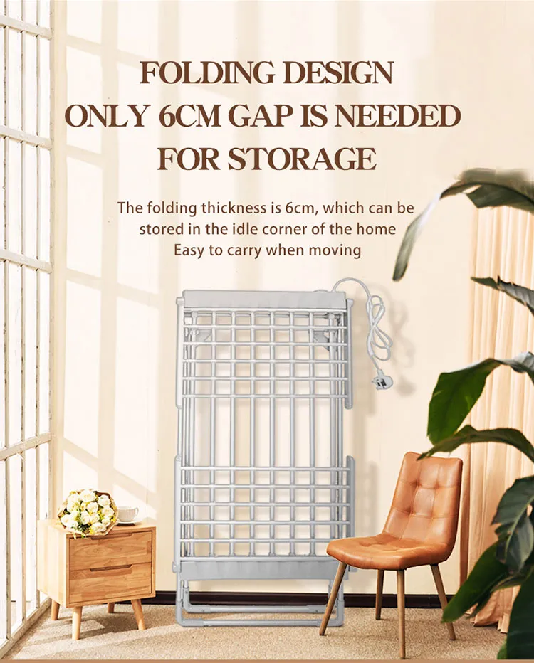 Electric Heated Clothes Rack Detail 6