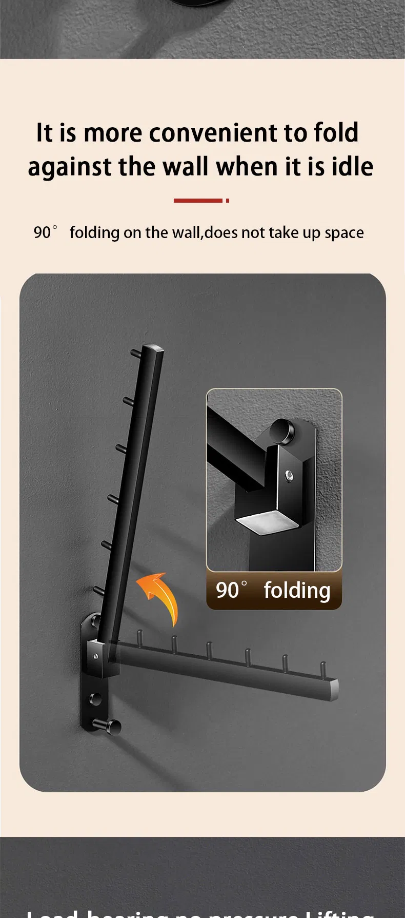 Foldable Hook Rack Detail 4