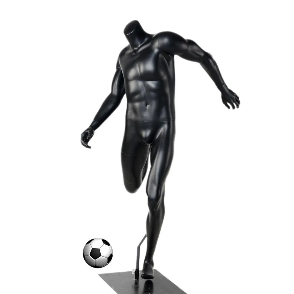 Good Quality Headless Male Football Mannequin Football Player Sportswear Display Dummy Sport Mannequin Soccer