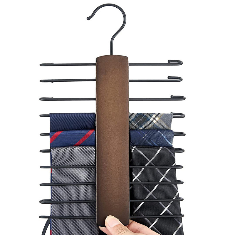 Economical Multi-Hook Tie Racks - Ideal for Menswear Boutiques &amp; Hotels