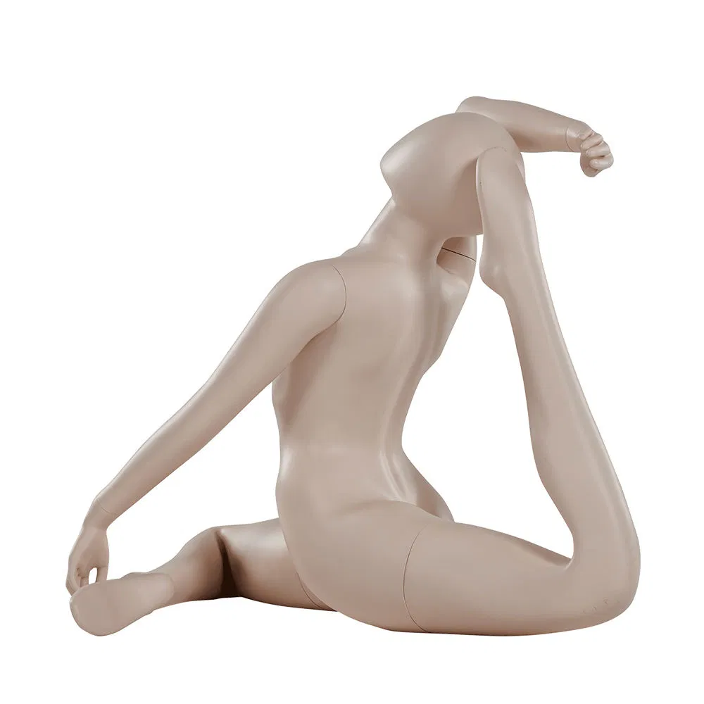 Full Body Fiberglass Sports Female Yoga Pose Mannequin for Yoga Clothing Display Sale