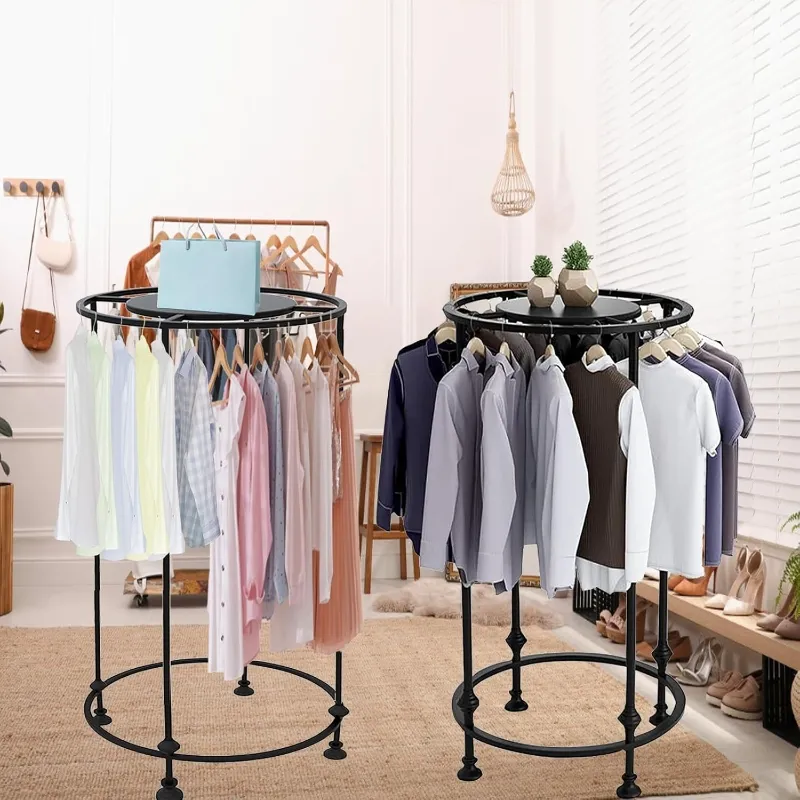 Circular Clothes Rack Detail 2