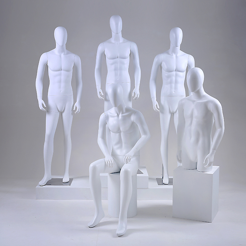 Cheap Half-Body Male Mannequin Fiberglass Male Virtual Model