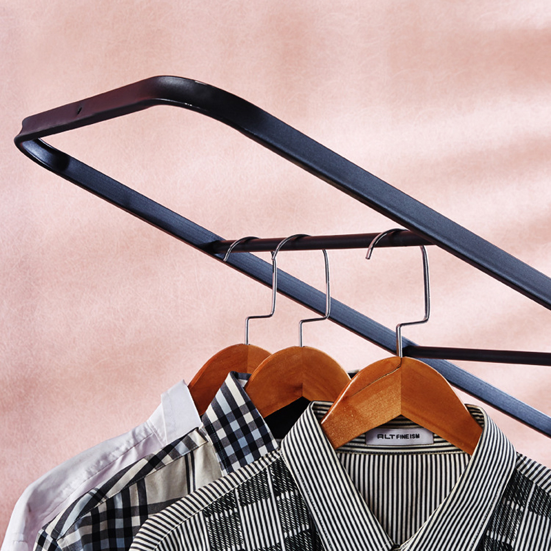 Sanipro Portable Home Kitchen Warehouse Supermarket Use 4-Step Ladder Floor Standing Clothes Hanger Indoor Foldable Drying Rack