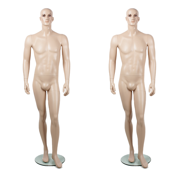 Wholesale Manufacturer Realistic Men Mannequin Display Fiberglass Plus Size Full Body Big Male Mannequin with Beard