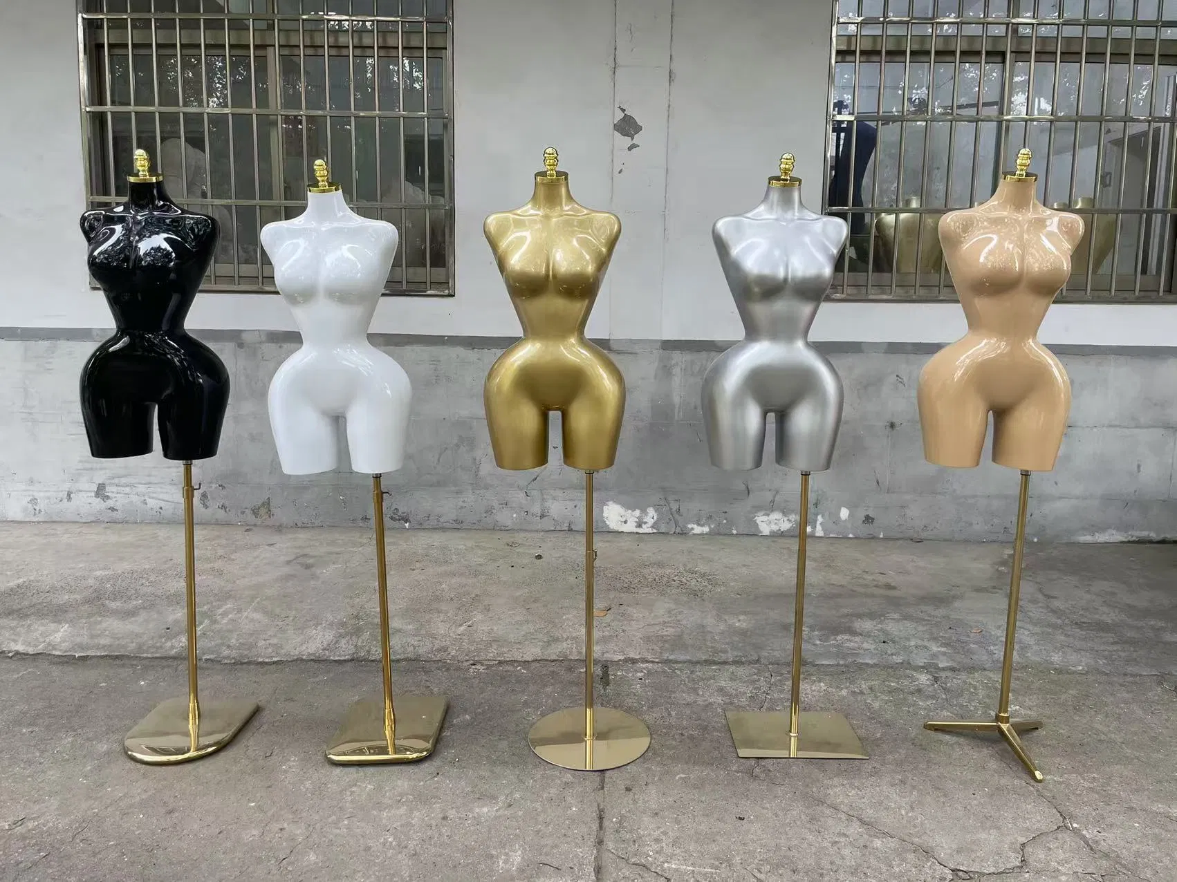 Female Mannequin Women Dress Form Torso Manikin Plastic Model Dummy for Garment