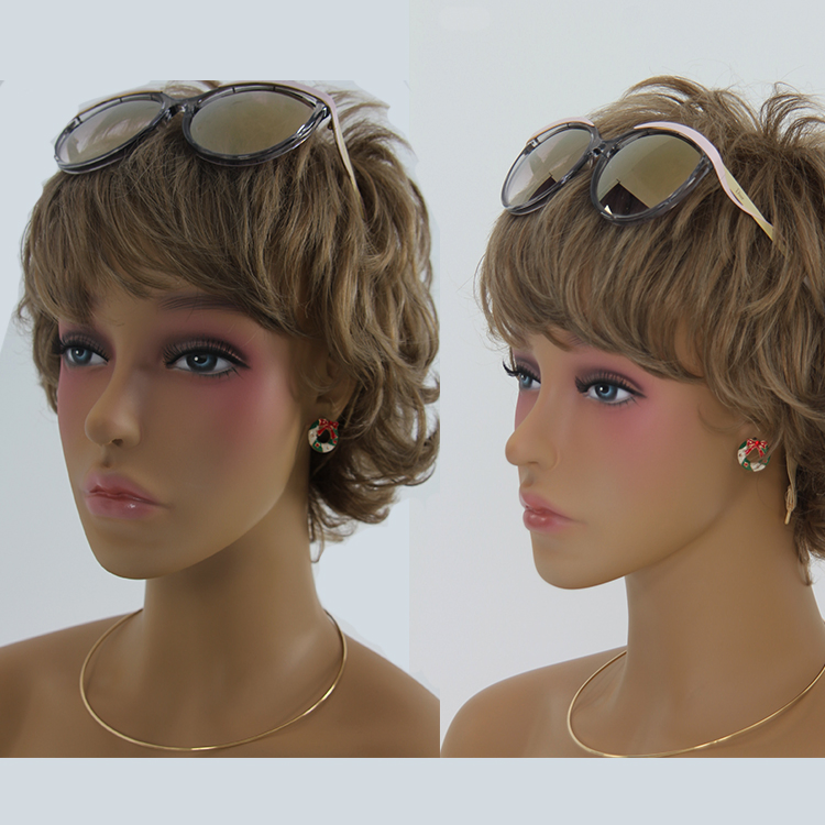 Customize Makeup Face Realistic Female Mannequin Head Bust Mannequin Head with Shoulders