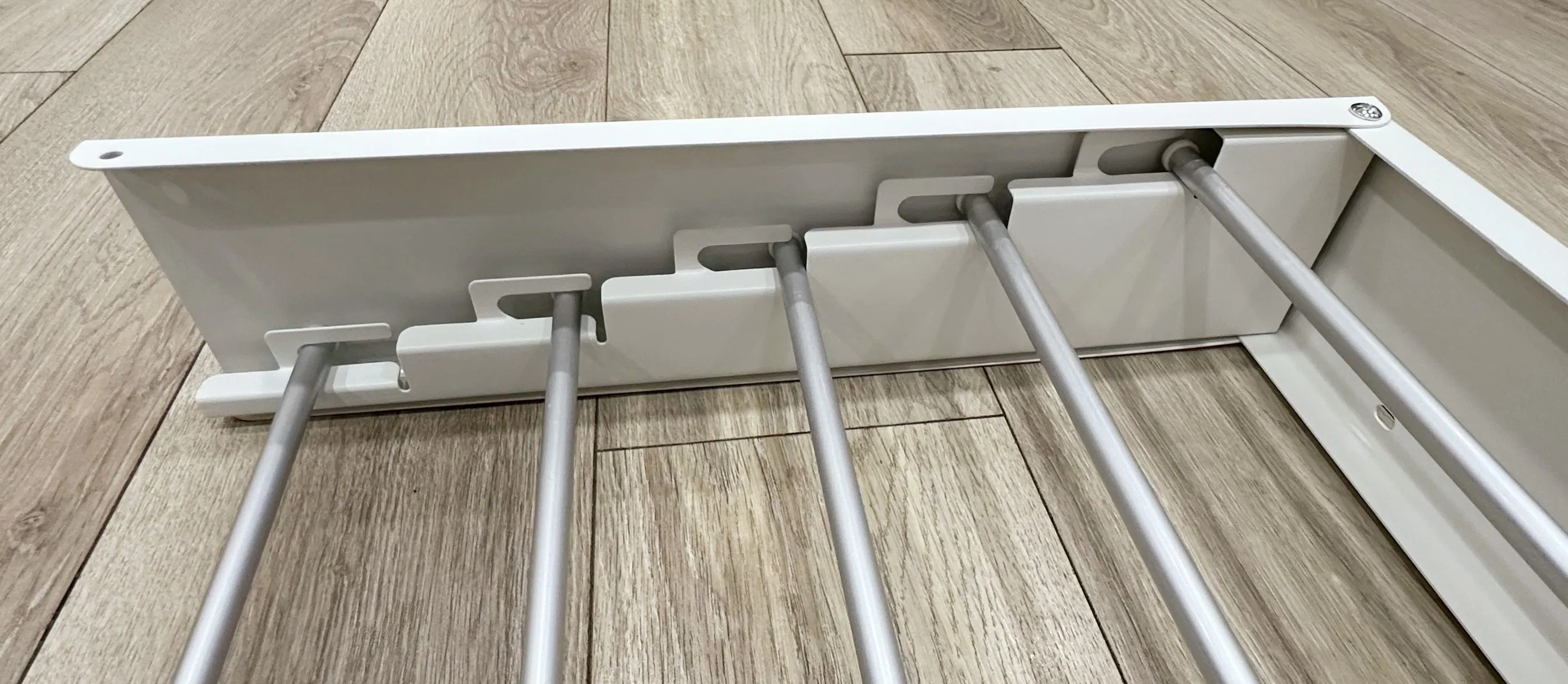 Clothes Drying Rack Collapsible Wall Mounted Hanger Five Drying Rods