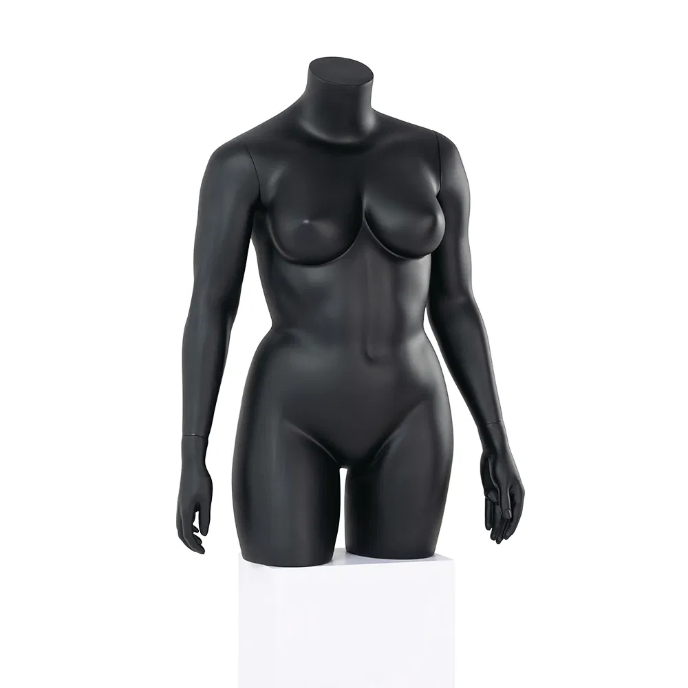 Upper Body Headless Fiberglass Big Size Fat Female Torso Mannequin for Display