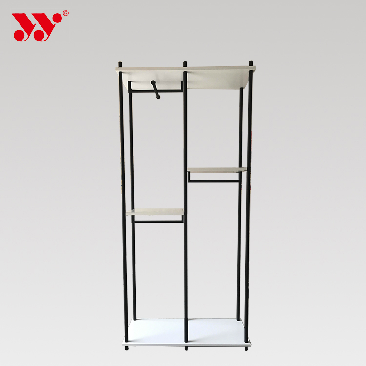 Fashion Double Layers Garment Rack Hanger Display Rack