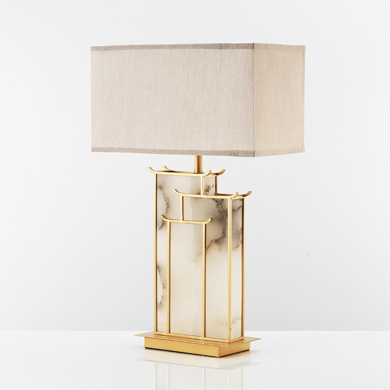 Zy Custom Modern Marble Designer Simple Hotel Restaurant Villa Living Room Table Lamp