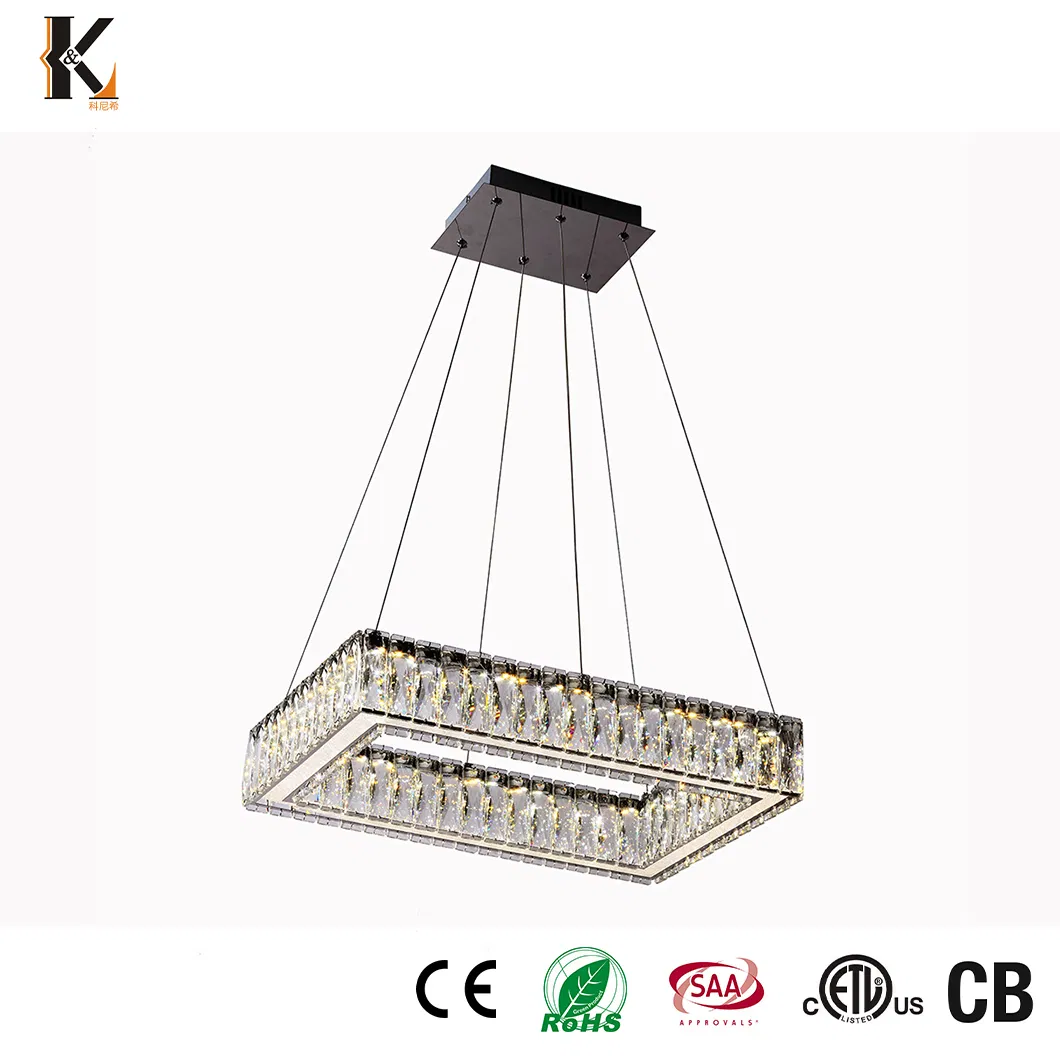 China Crystal Light Luxuriant Crystal Lamp Body LED Modern Simplicity Villa Spiral Staircase Loft Condominium Duplex Stair Luxury Crystal Chandelier
