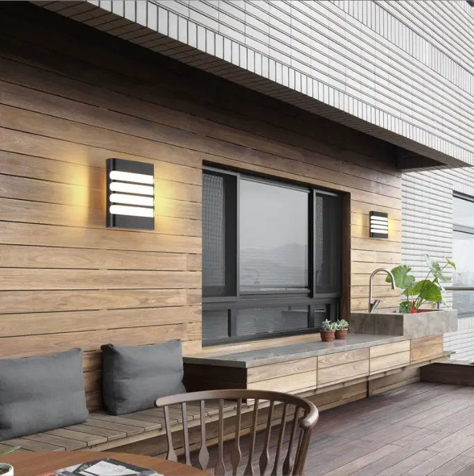 Modern Home Yard Facade IP65 Outdoor Wall Lamps Light