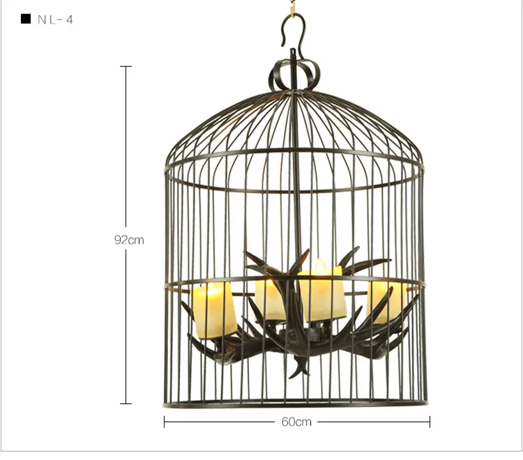 Antler Dining Room Light Cage Chandelier