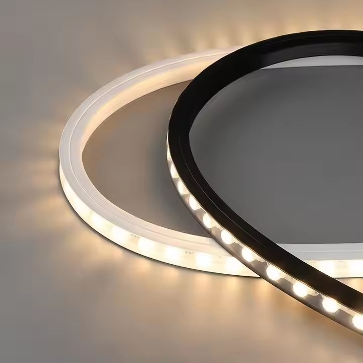 24V Flex IP67 Silicone Tube 16X16 Flexible Neon Dim 0-10V 3000K 6000K LED Wall Washer Light for Outdoor Building Facade Project