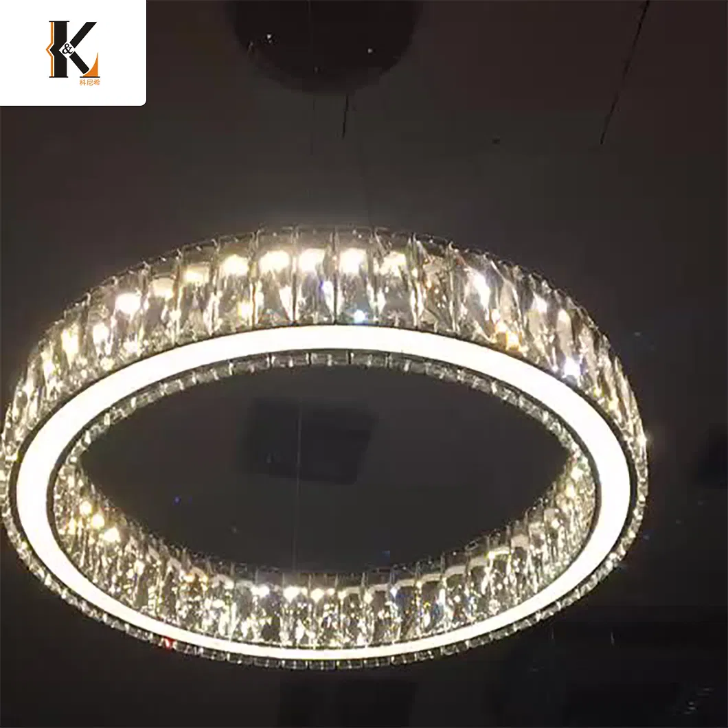 China Crystal Light Luxuriant Crystal Lamp Body LED Modern Simplicity Villa Spiral Staircase Loft Condominium Duplex Stair Luxury Crystal Chandelier