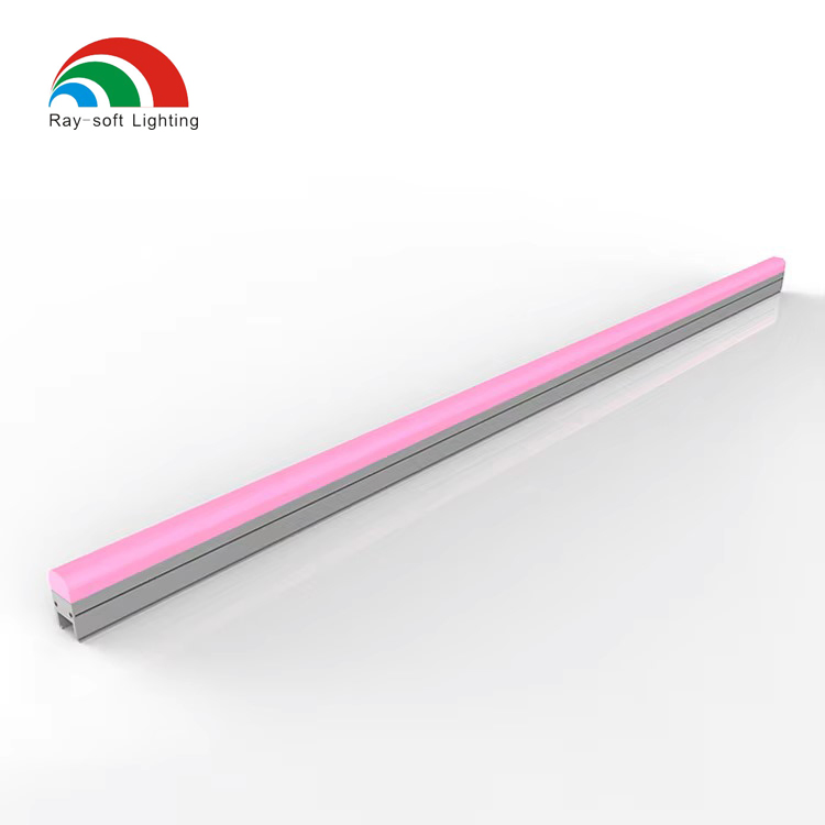 Addressable DC24V DMX RGBW LED Tube Facade Lighting Buildings LED Guardrail Tube Light Pixel Tube