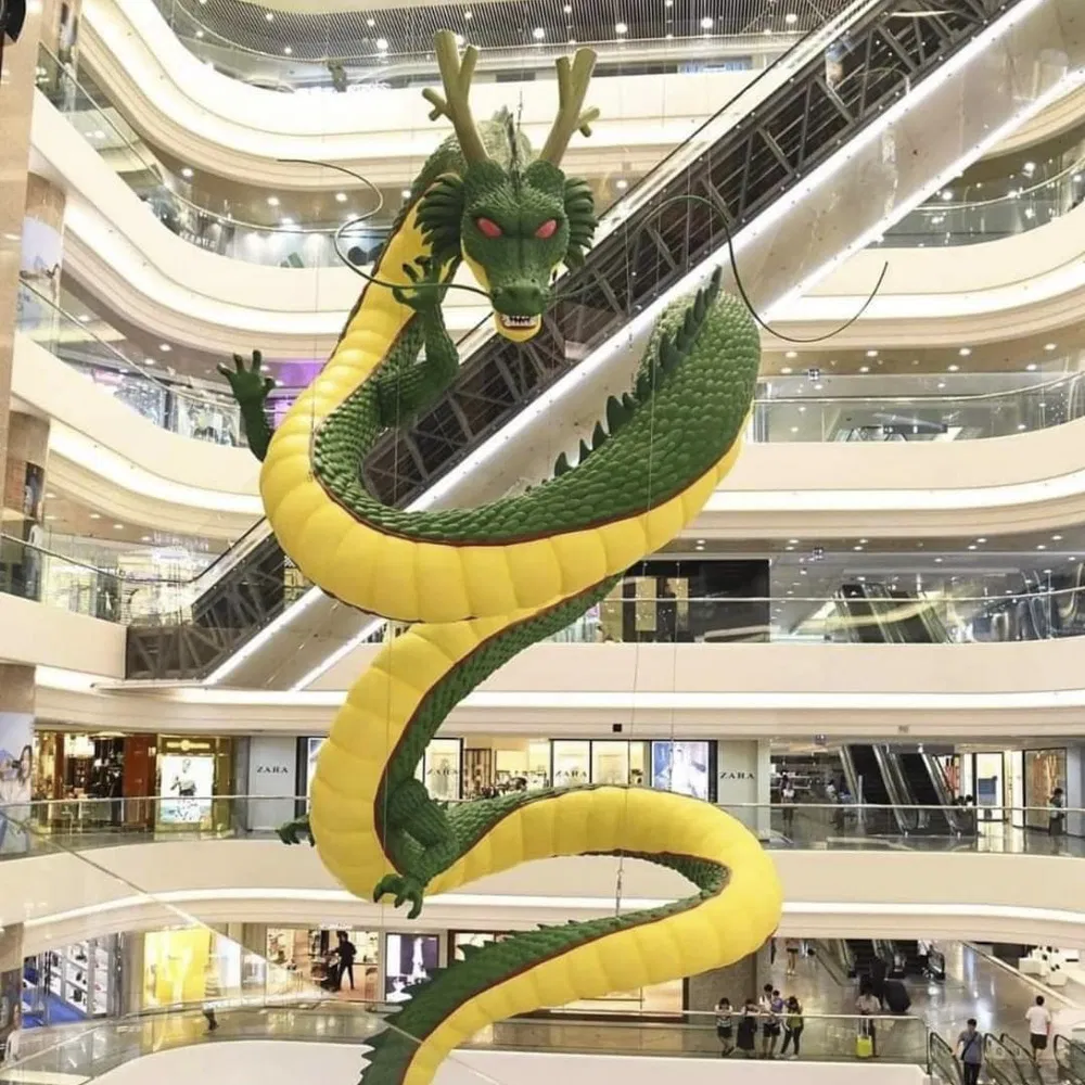 Glamorous Pink Dragon - Themed Interactive Art Installation for Events