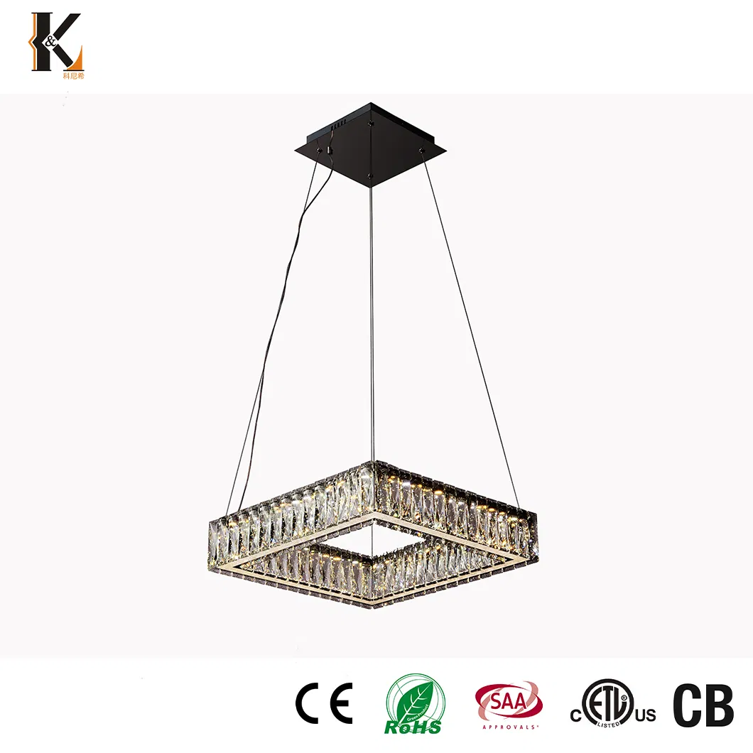 China Crystal Light Luxuriant Crystal Lamp Body LED Modern Simplicity Villa Spiral Staircase Loft Condominium Duplex Stair Luxury Crystal Chandelier