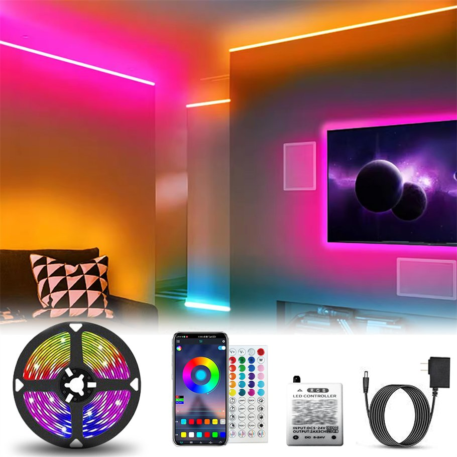 Smart TV Backlight Gaming &amp; Movie Color Sync Gaming Room/Home Theater Ambient Lighting for TV PC