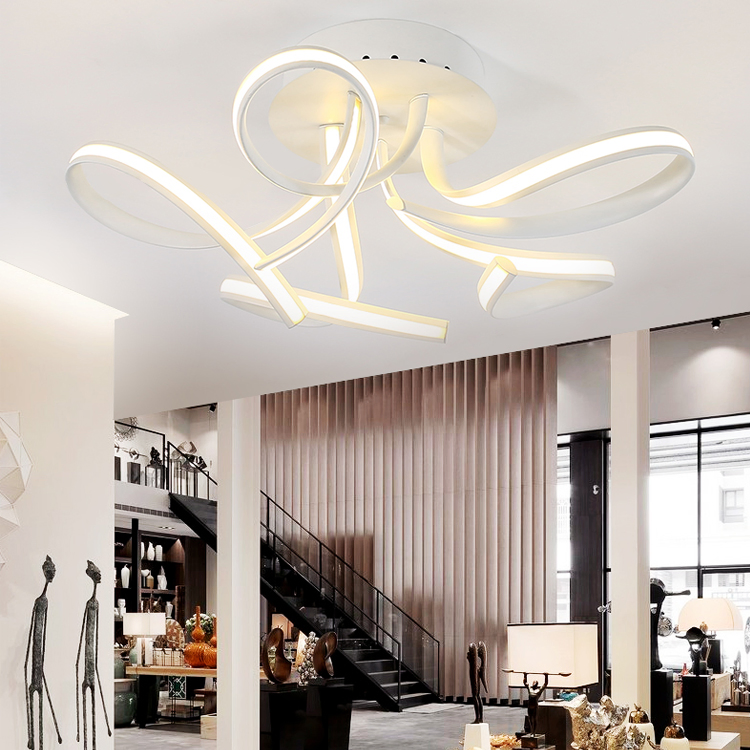 110V LED Modern Acrylic Chandelier Living Room Ceiling Light Modern Lighting Online