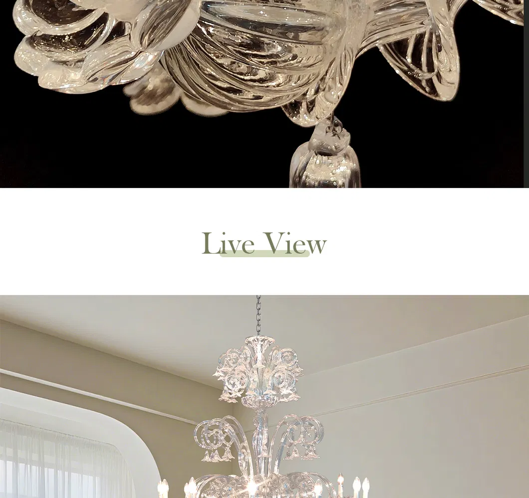 Crystal Chandelier Details