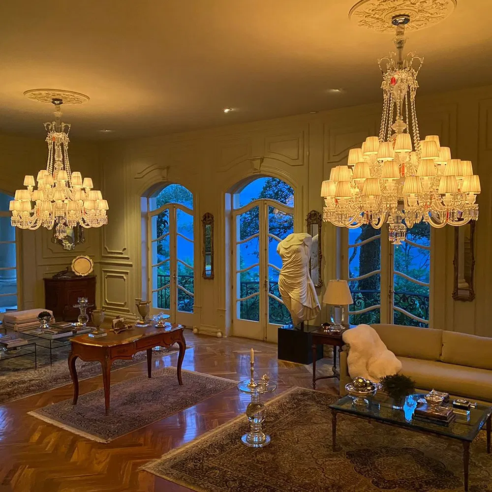 Large French Style Crystal Chandelier for Wedding &amp; Banquet Hall Custom Luxury Lighting for Indoor Decoration in Stock