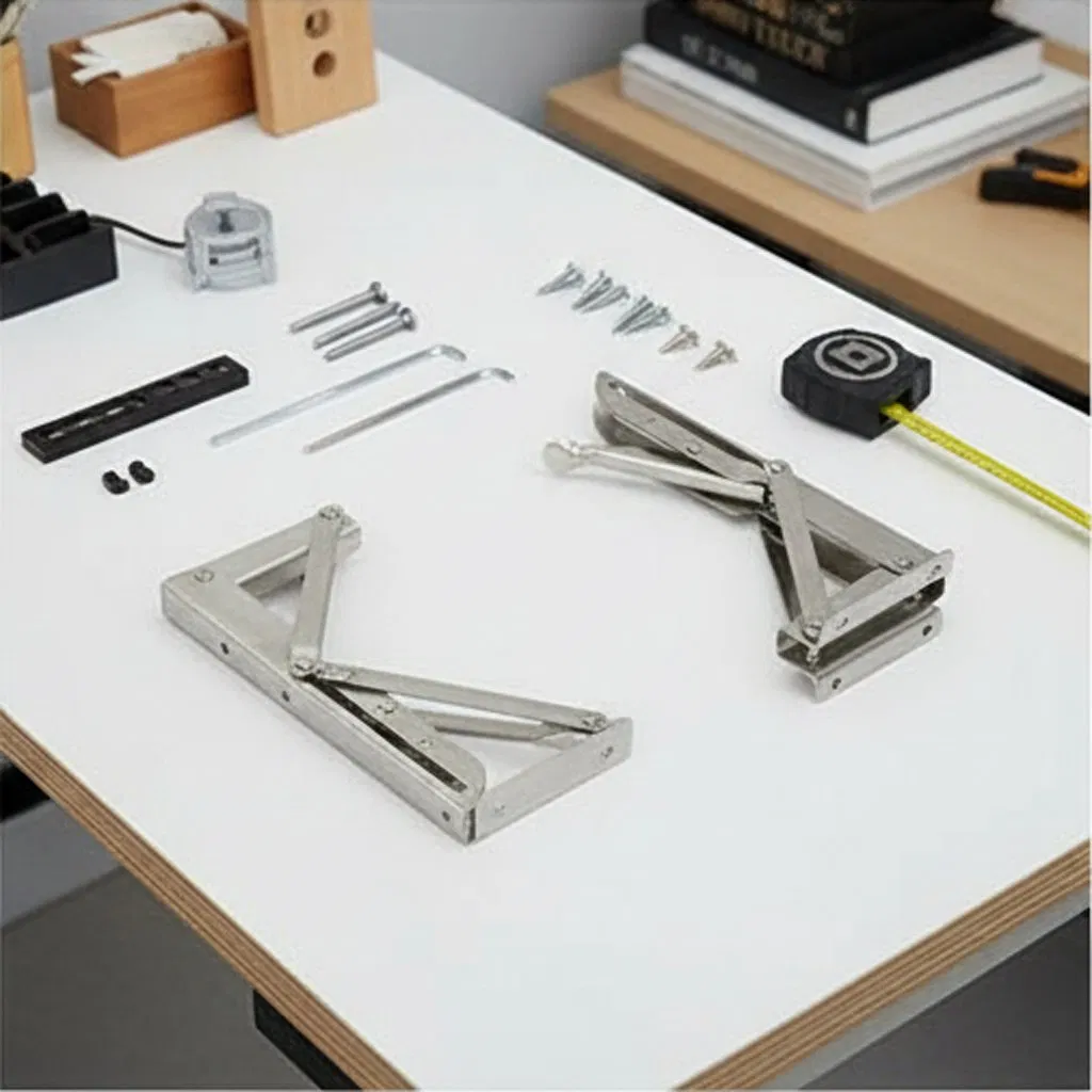 Adjustable Wall Bracket for Simple and Stylish Art Installation