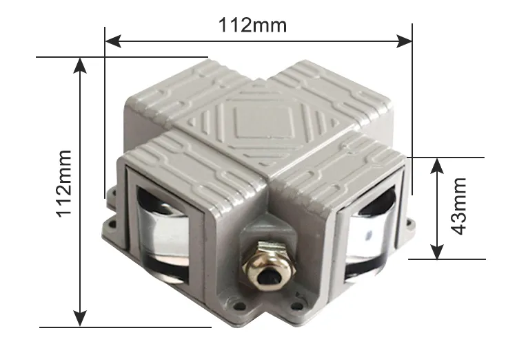 8W Square Outdoor Wall Light Application