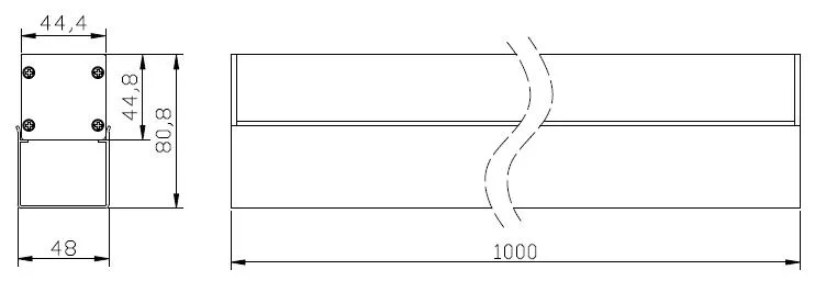 IP66 DMX RGBW Facade Decorative Outdoor Projector LED Linear Wall Washer Light
