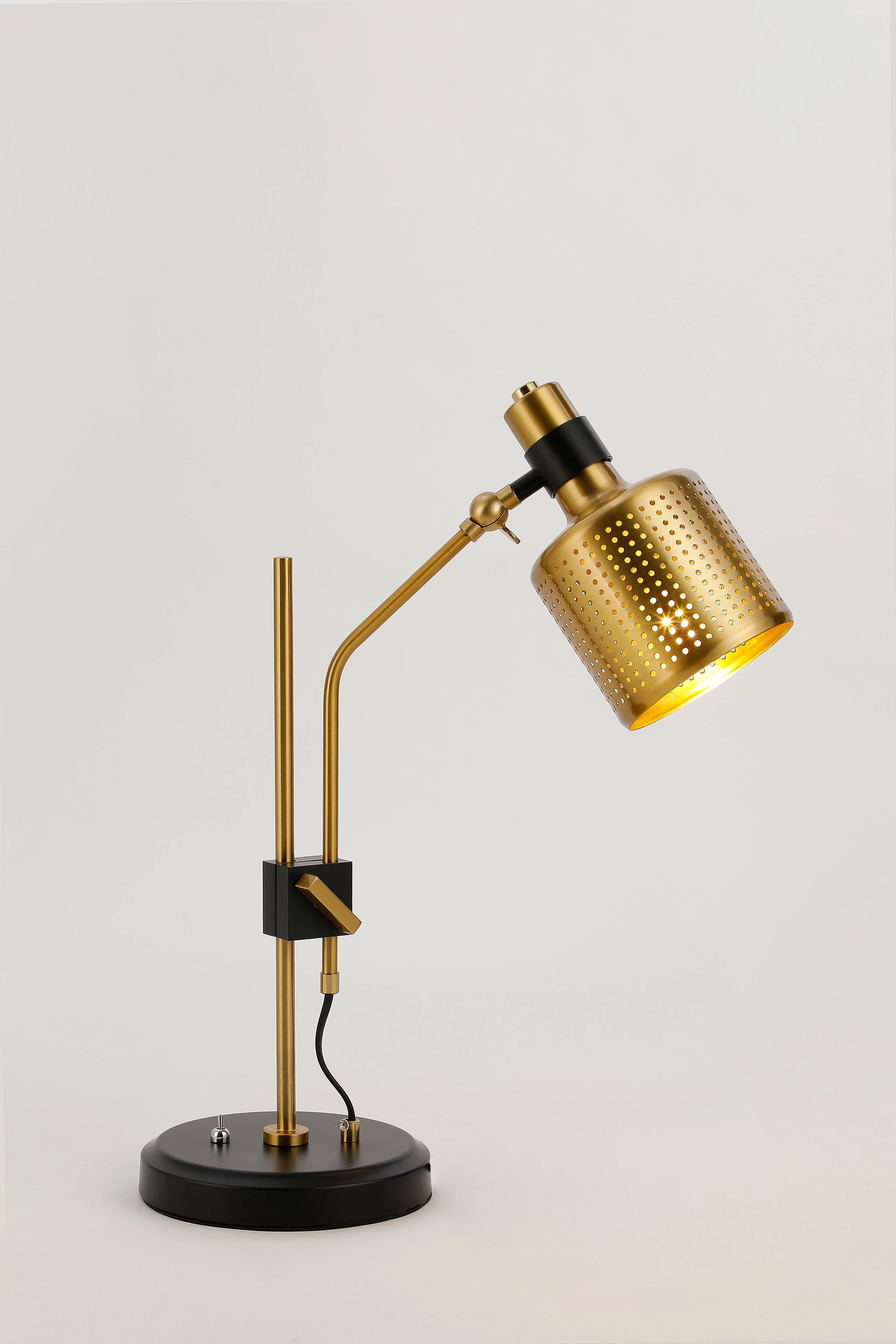 Nordic Minimalist Glass Adjustable Table Lamp Designer Office Reading Desk Lamp Hotel Bedroom Bedside Home Decorative Light