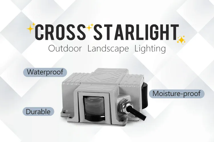 Outdoor Cross Star Lights LED Wall Light