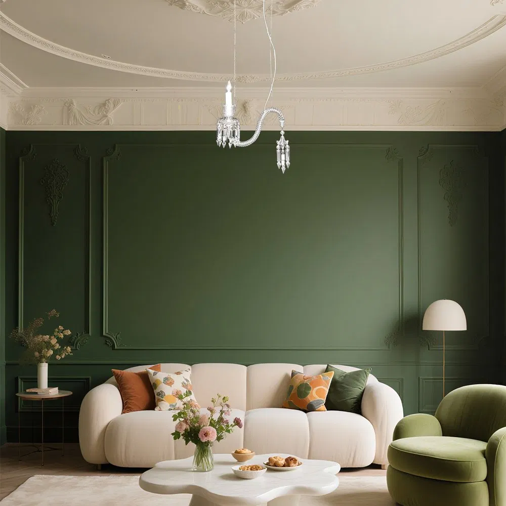 Wholesale Modern Crystal Pendant Lamp Simple Design Indoor Lighting for Living Room Bedroom Dining Room Home Decoration Ceiling Light