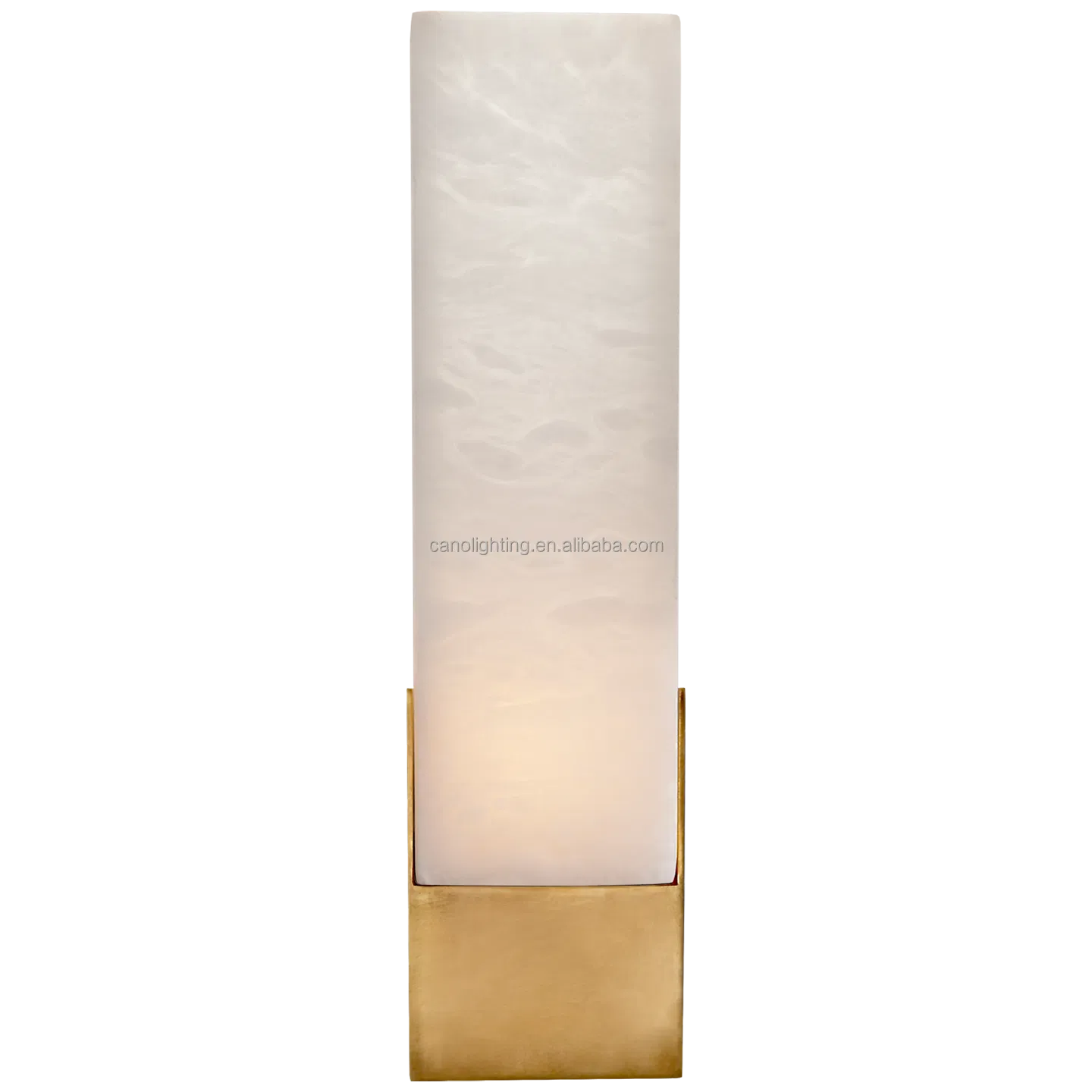 Indoor Marble Stone Hand Carved Brass Alabaster Wall Light Wall Sconce