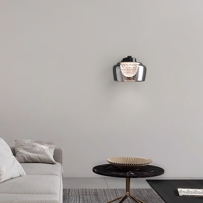 Zy Custom Full Copper Resin Living Room Master Bedroom Hotel Lobby Bedside Sconces Wall Lamp