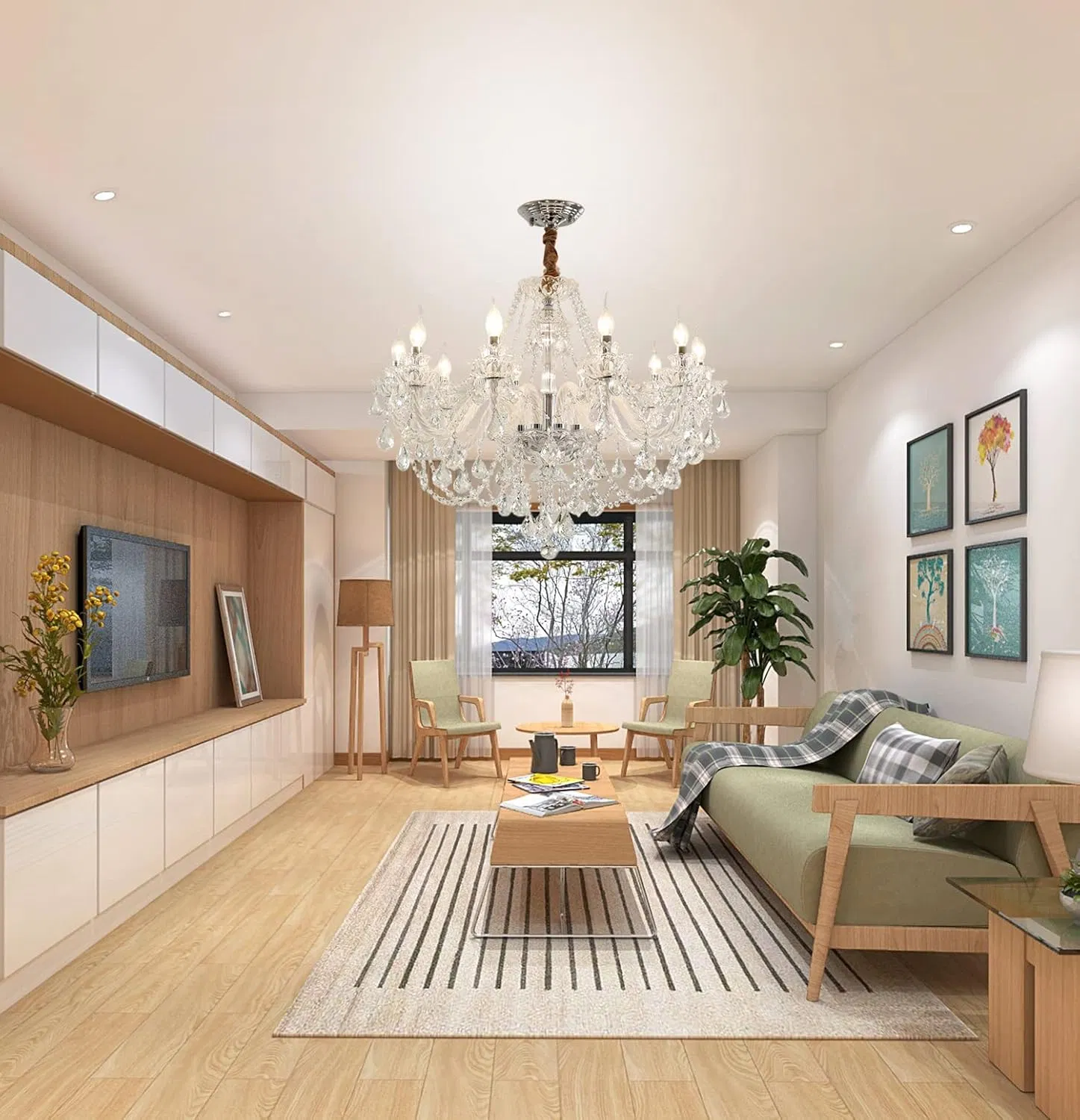 Classic Maria Theresa Crystal Chandelier Villa Living Room Creative Spiral Staircase Crystal Lamp Hotel Lobby Pendant Light