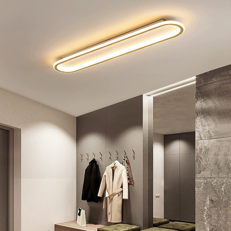 Long Strip Ceiling Lamps - Minimalist New Design for Passageways, Corridors, Bedrooms, Dining Rooms, Modern and Simple Style - Balconies, Cloakrooms, Stairway L