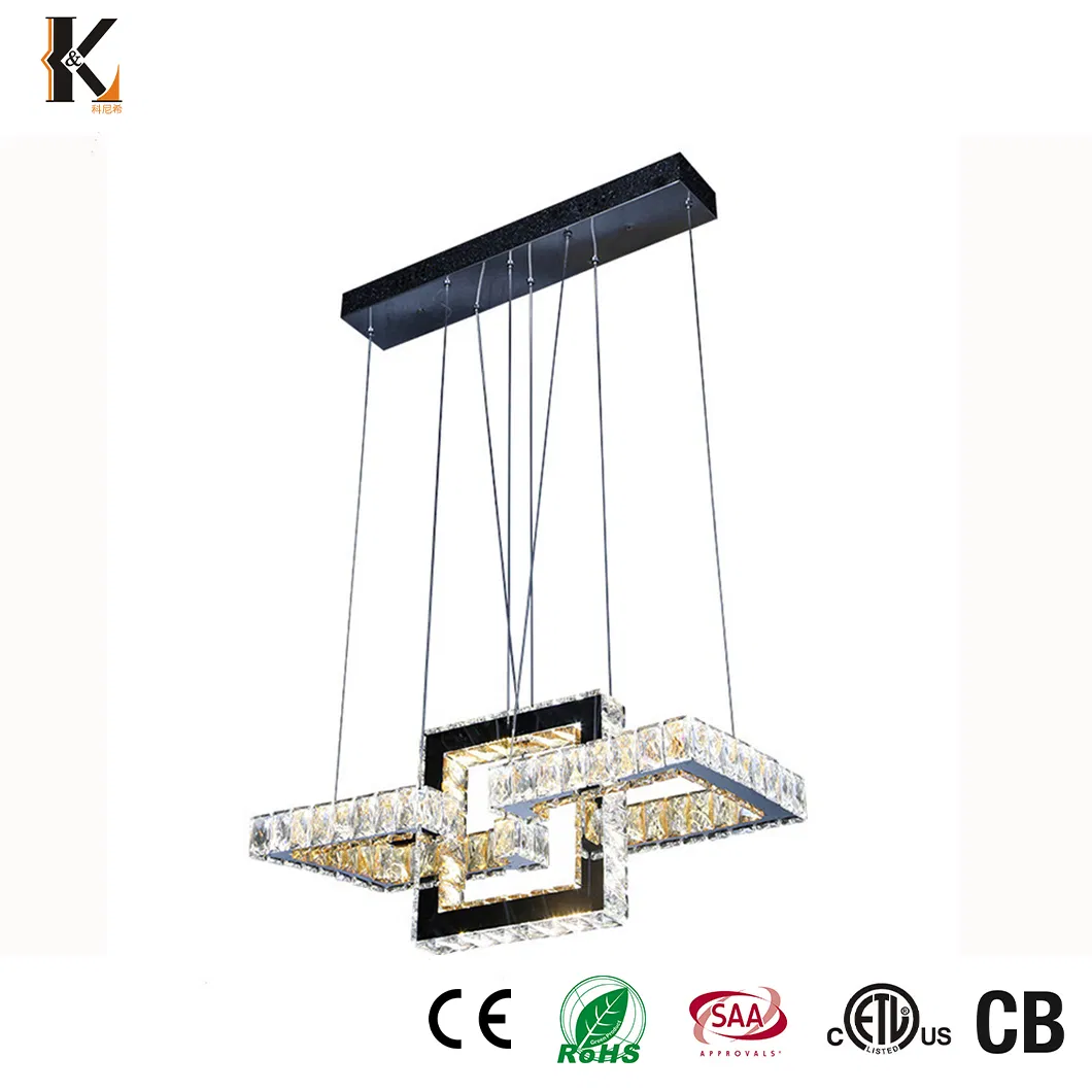 New Crystal Chandelier Factory OEM Customized China Duplex Floor Luxury Hotel Lobby Living Room Spiral Staircase Villa Decorative Chandelier