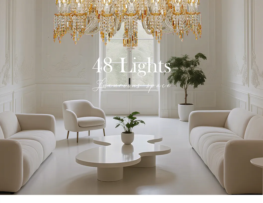 Crystal Chandelier View